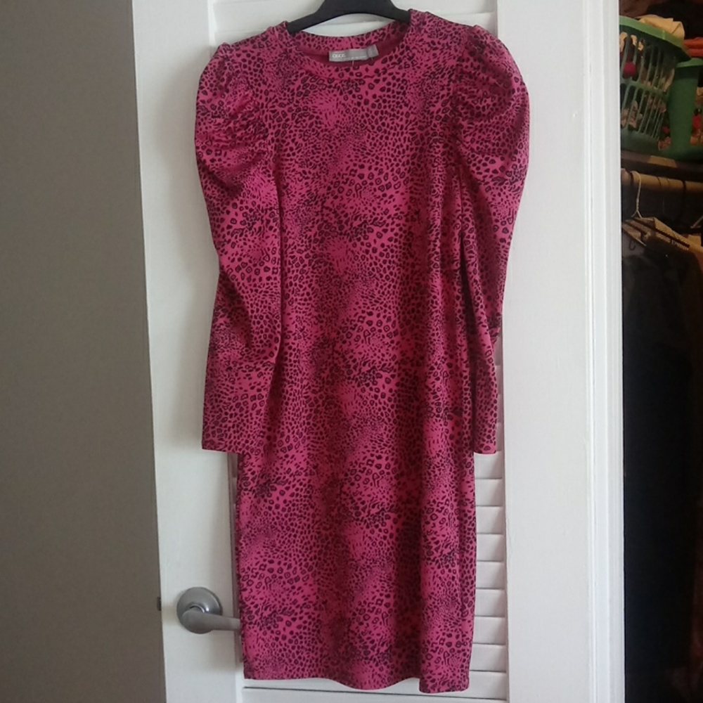 Asos Animal Print Mini Dress